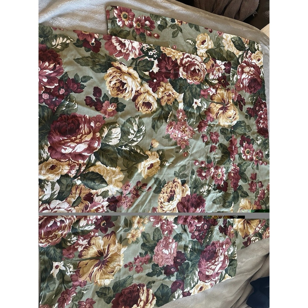 Dan‎ River Classic Waverly Decorator Floral Fabric 2pc Pillow Cases Country